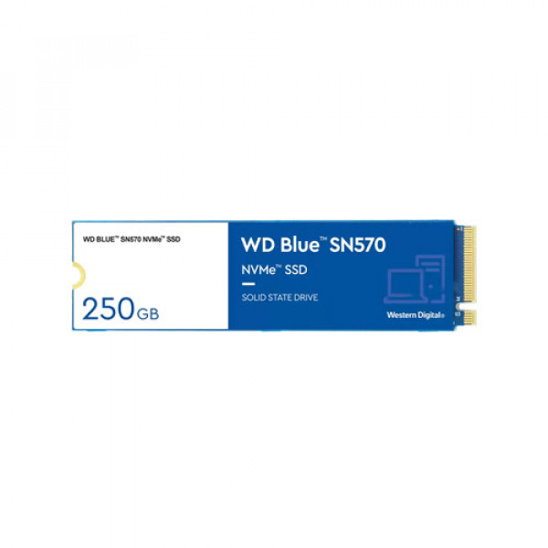 Ổ cứng SSD Western Digital Blue SN570 PCIe Gen3 x4 NVMe M.2 250GB (WDS250G3B0C)