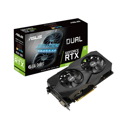 Card màn hình Asus Geforce RTX 2060 2 Fan 6G - Like New