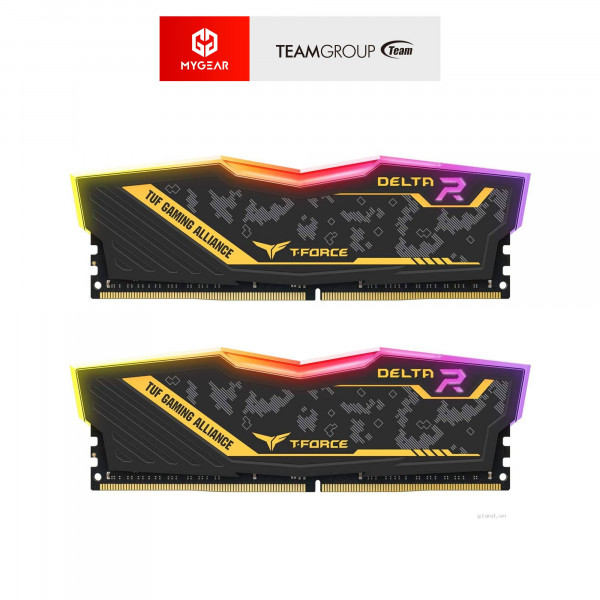 Ram PC TeamGroup T-Force Delta TUF RGB Gaming 32GB (2 x 16GB) DDR5 5200MHz