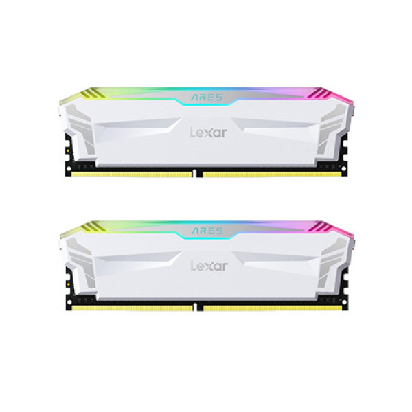 Ram PC Lexar RGB 16G(2x8G)/3866 RGB White DDR4 Udimm