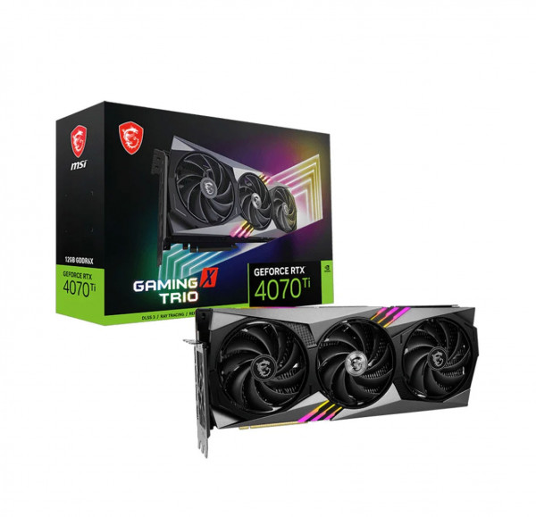 Card màn hình MSI GeForce RTX 4070 Ti GAMING X TRIO 12GB DDR6