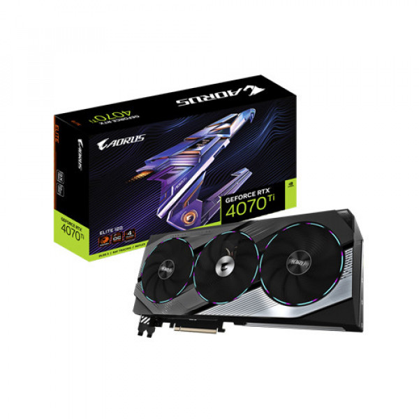 Card màn hình GIGABYTE AORUS GeForce RTX 4070 Ti ELITE 12GB DDR6 (N407TAORUS E-12GD)