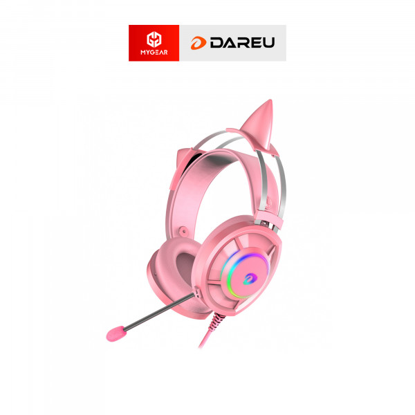 Tai nghe có dây DARE-U EH469 RGB Pink
