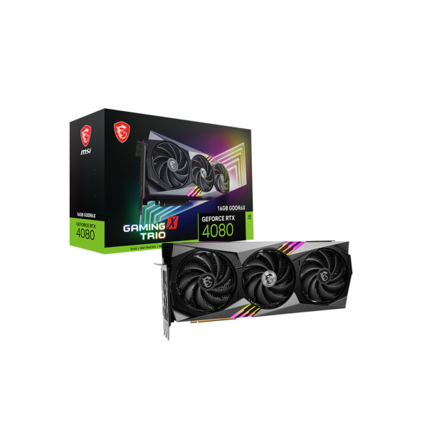 Card màn hình MSI RTX 4080 16GB GAMING X TRIO