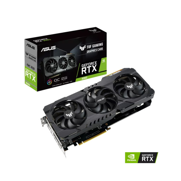Card màn hình AsusTUF Gaming GeForce RTX 3060 V2 12GB OC Edition (TUF-RTX3060-O12G-V2-GAMING)