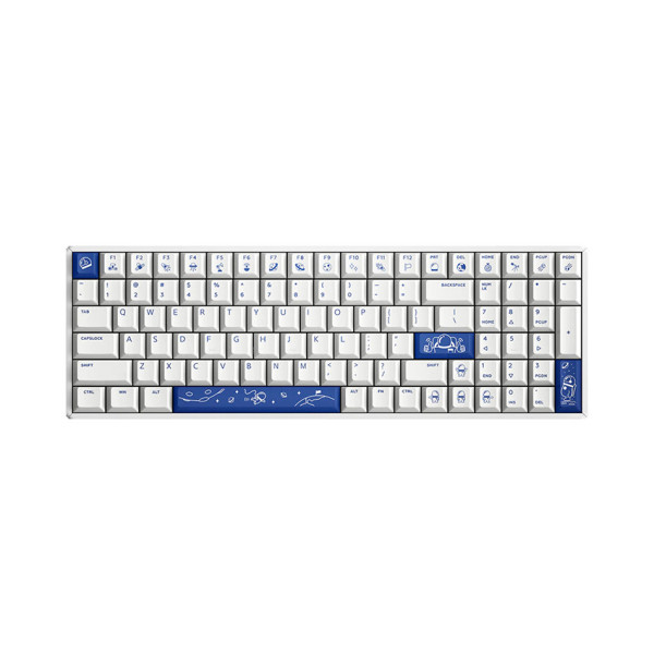 Bàn phím cơ IQUNIX F97 (Hotswap/ 3 Mode: USB/2.4/Bluetooth/ Khung nhôm)