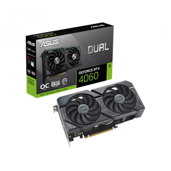 Card màn hình Asus Dual GeForce RTX 4060 OC Edition 8GB GDDR6 (DUAL-RTX4060-O8G)