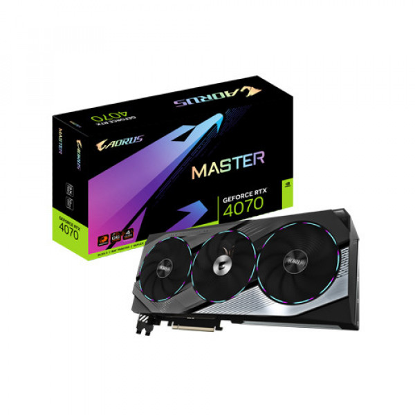Card màn hình GIGABYTE AORUS GeForce RTX 4070 MASTER 12GB (GV-N4070AORUS M-12GD)