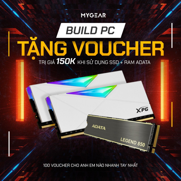 SSD và RAM Hãng Adata Tặng Voucher Giảm 150K