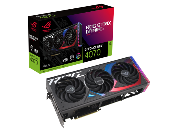 Card màn hình ASUS ROG Strix GeForce RTX 4070 12GB DDR6X (ROG-STRIX-RTX4070-12G-GAMING)