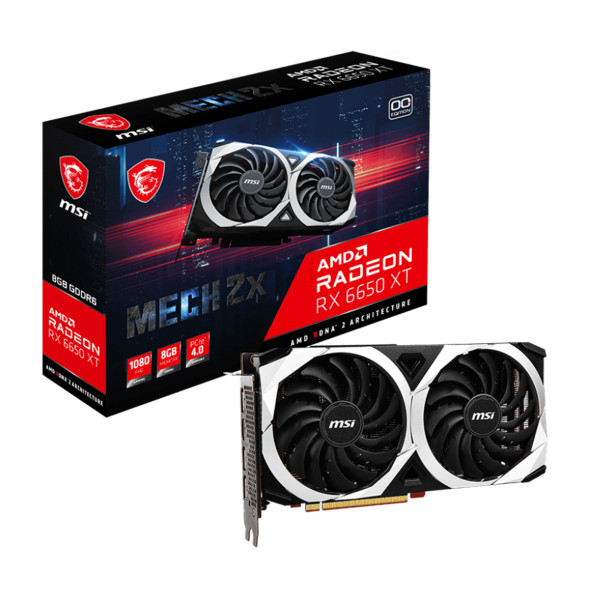 Card màn hình MSI Radeon RX 6650 XT MECH 2X 8G OC