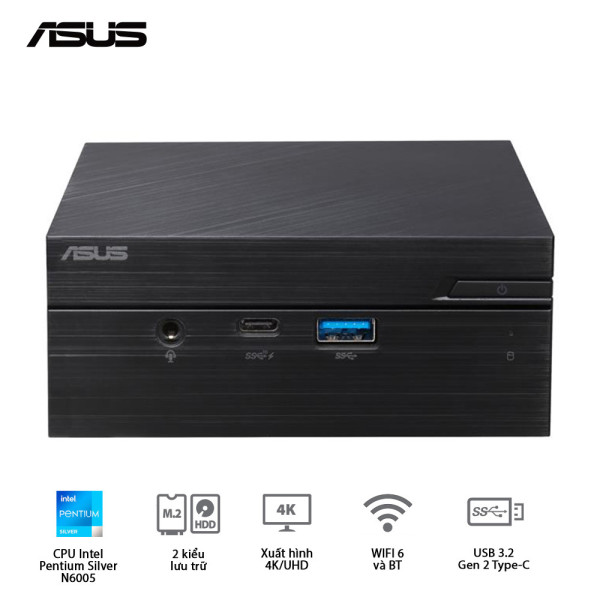 Máy bộ Mini PC Asus PN41-BBP098MV (Pentium N6005/ UHD Graphics)