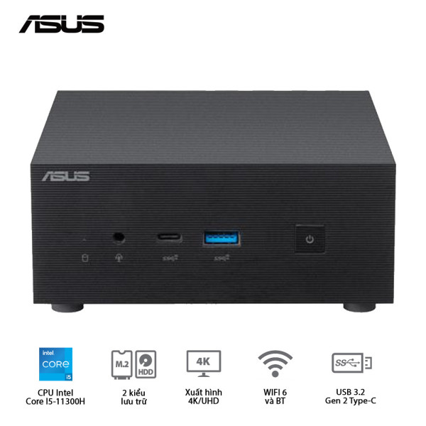 Máy bộ Mini PC Asus PN63-S1-B-S3001MV(i3-1115G4 / Intel® UHD Graphics)