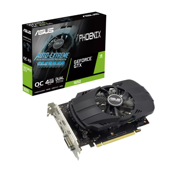 Card màn hình Asus Phoenix GeForce GTX 1650 Evo OC Edition 4GB GDDR6 (PH-GTX1650-O4GD6-P-EVO)