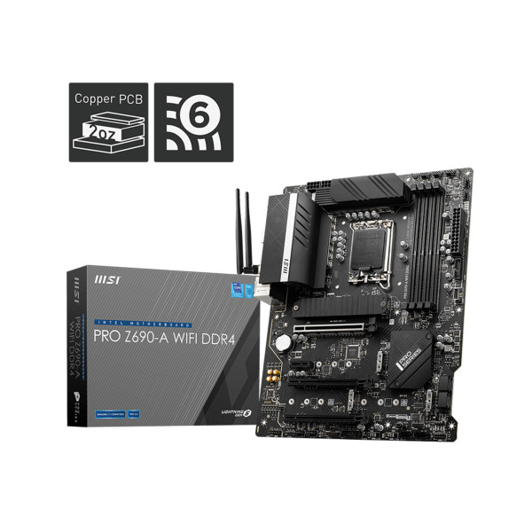 Bo mạch chủ MSI PRO Z690-A WIFI DDR4 (HDMI, Display Port, M.2)