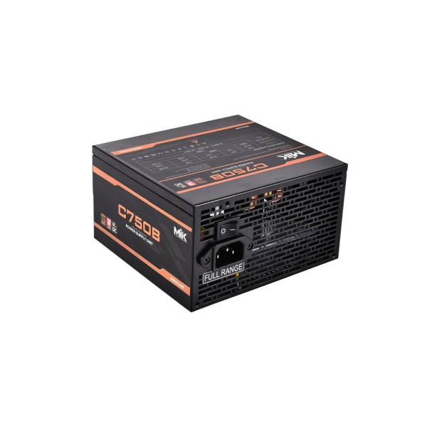 Nguồn máy tính MIK C750B 85% Efficiency