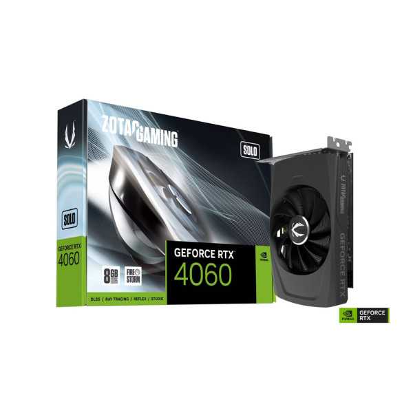 Card màn hình Zotac Gaming GeForce RTX 4060 8GB Solo (ZT-D40600G-10L)