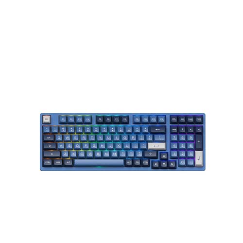 Bàn phím cơ AKKO 3098N Multi-modes Ocean Star (Bluetooth 5.0 / Wireless 2.4Ghz / Hotswap / Foam tiêu âm / Foam đáy / TTC switch)