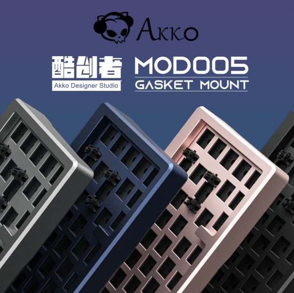 Kit bàn phím cơ AKKO Designer Studio – MOD005 (Hotswap 5 pin / RGB / Foam tiêu âm / Gasket Mount)