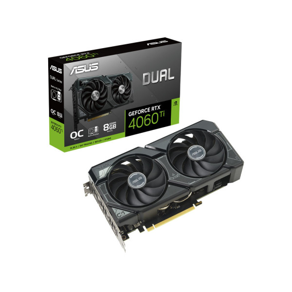 Card màn hình Asus Dual GeForce RTX 4060 Ti SSD OC Edition 8GB GDDR6 ( DUAL-RTX4060TI-O8G-SSD)