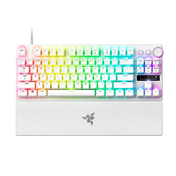 Bàn phím cơ Razer Huntsman V3 Pro TKL White - Rapid Trigger