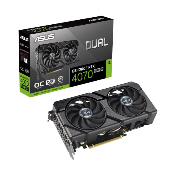 Card màn hình ASUS Dual GeForce RTX 4070 Super OC EVO 12GB GDDR6X (DUAL-RTX4070S-O12G-EVO)