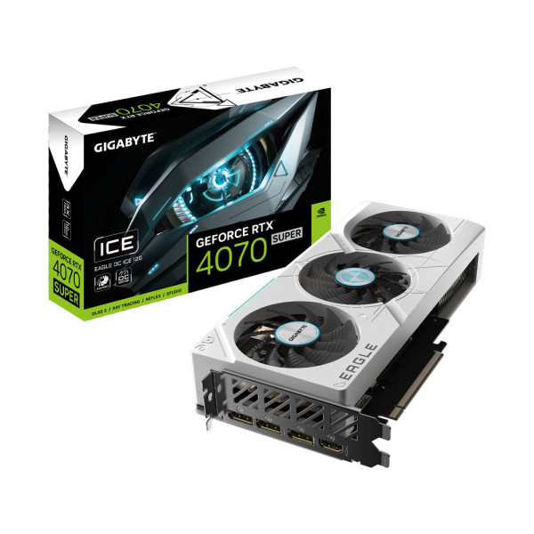 Card màn hình Gigabyte GeForce RTX 4070 SUPER Eagle OC ICE 12GB GDDR6X (GV-N407SEAGLEOC ICE-12GD)