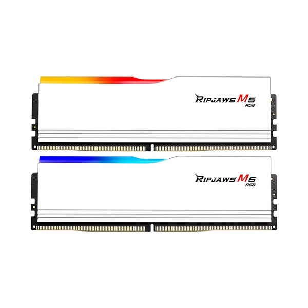 Bộ Nhớ Ram PC G.SKILL Ripjaws M5 RGB 32GB 5600MHz DDR5 (16GBx2) White Intel XMP