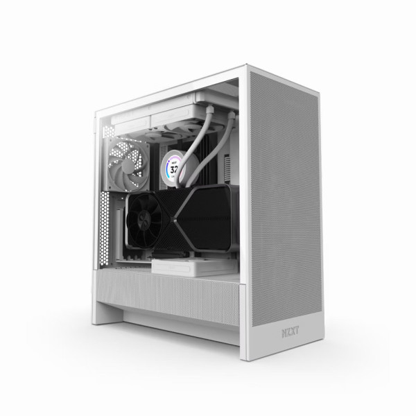 Vỏ Case Máy Tính NZXT H5 Flow 2024 White Mid Tower