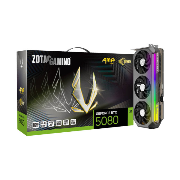 Card Màn Hình ZOTAC GAMING GeForce RTX 5080 AMP Extreme INFINITY 16GB