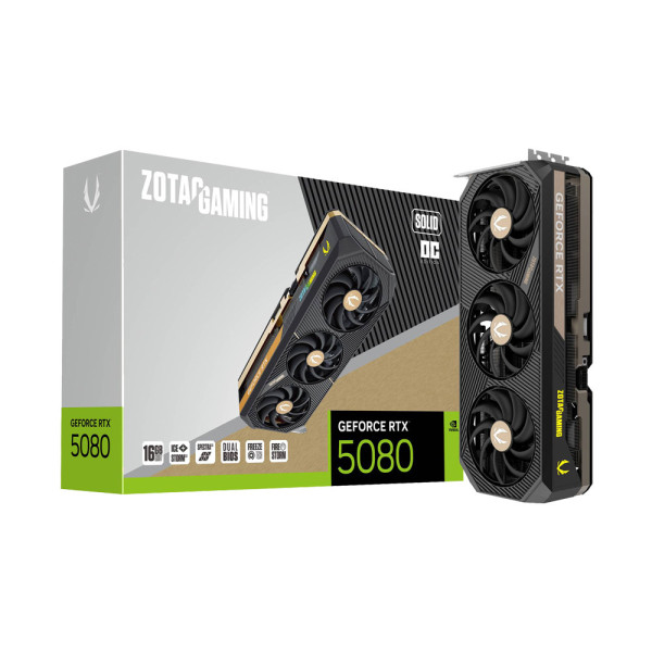 Card Màn Hình ZOTAC GAMING GeForce RTX 5080 SOLID OC 16GB