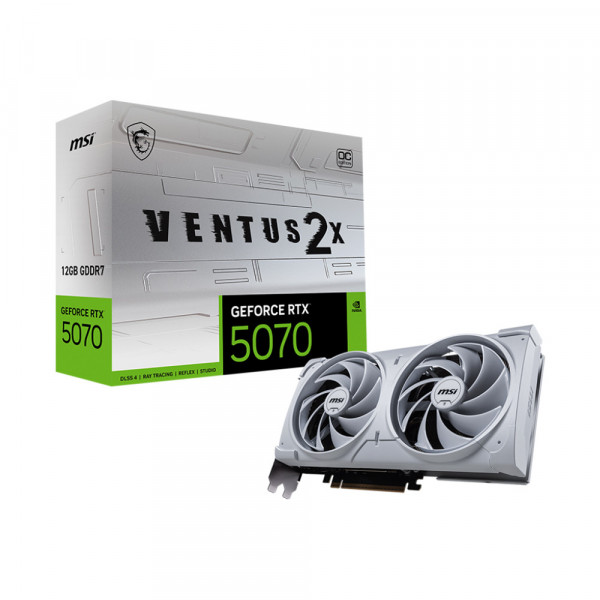 Card Màn Hình MSI GeForce RTX 5070 12G VENTUS 2X OC WHITE
