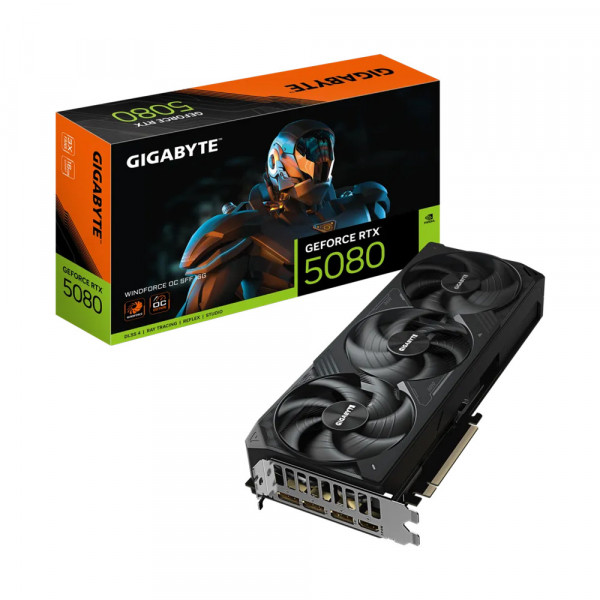 Card Màn Hình Gigabyte GeForce RTX 5080 WINDFORCE OC SFF 16GB