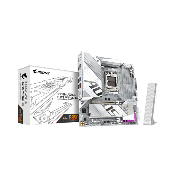 Bo Mạch Chủ Mainboard Gigabyte B850M AORUS ELITE WIFI6E ICE