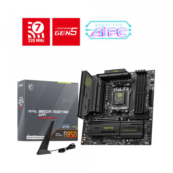 Bo Mạch Chủ Mainboard MSI MAG B850M MORTAR WIFI