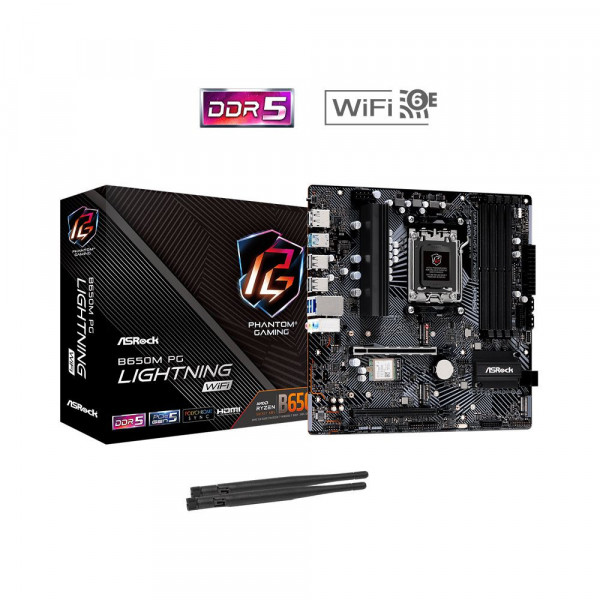 Bo mạch chủ ASROCK B650M PG LIGHTNING WIFI