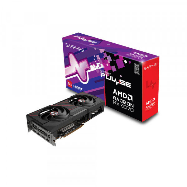 Card màn hình Sapphire Pulse AMD Radeon RX 9070 Gaming 16GB GDDR6