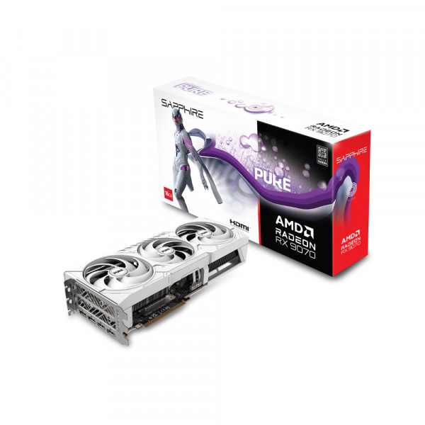 Card màn hình Sapphire Pure AMD Radeon RX 9070 Gaming OC 16GB GDDR6