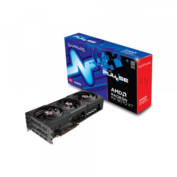 Card màn hình Sapphire Pulse AMD Radeon RX 9070 XT Gaming 16GB GDDR6