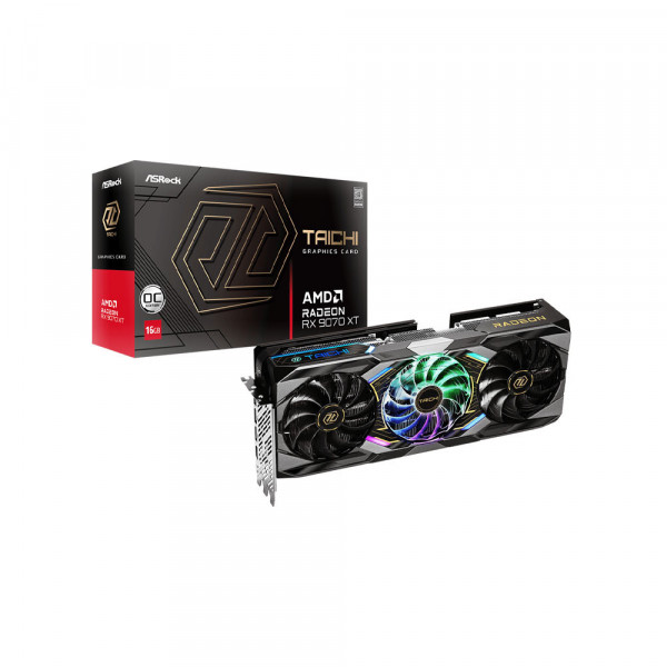 Card màn hình ASRock Radeon RX 9070 XT Taichi 16GB OC