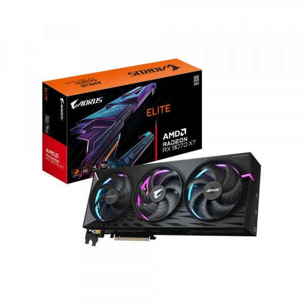 Card màn hình Gigabyte Radeon RX 9070 XT AORUS ELITE 16GB 