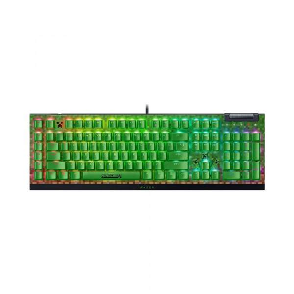 Bàn phím cơ Razer BlackWidow V4 X - Minecraft Edition