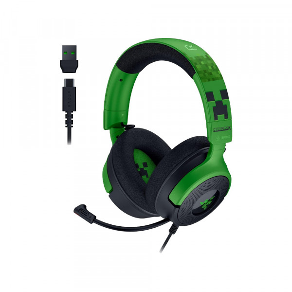 Tai nghe có dây Razer Kraken V4 X - Minecraft Edition
