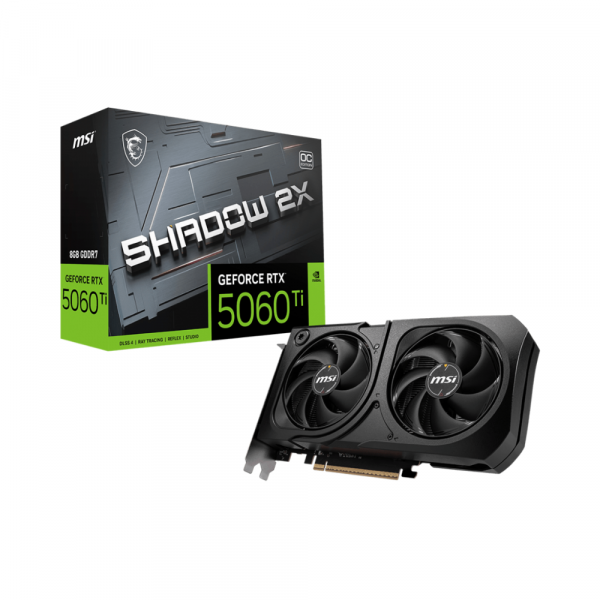 Card Màn Hình MSI GeForce RTX 5060 Ti 8G Shadow 2X OC Plus