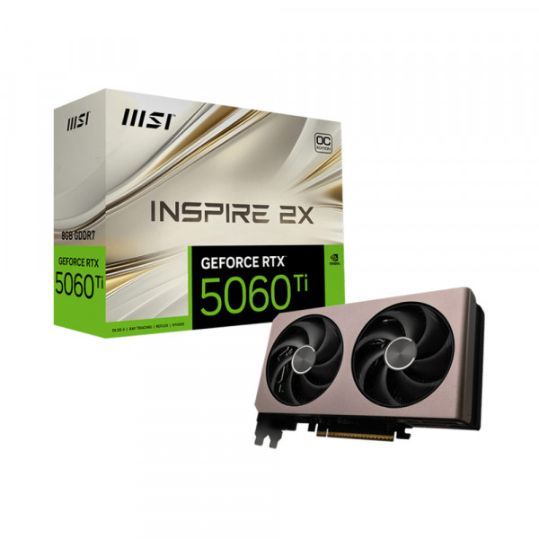 Card Màn Hình MSI GeForce RTX 5060 Ti 8G Inspire 2X OC