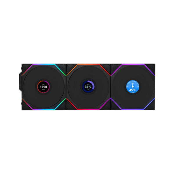 Bộ 3 FAN CASE LIAN LI UNI FAN TL Wireless LCD 120