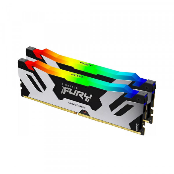 Ram DDR5 Kingston FURY Renegade RGB 96GB (2 x 48GB) 6000MHz CL32 DIMM Kit (KF560C32RSAK2-96)