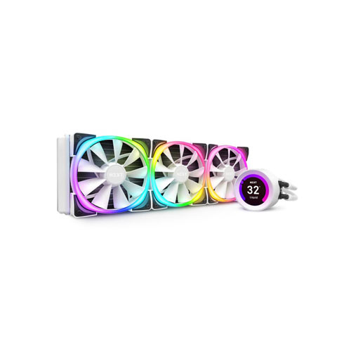 Bộ tản nhiệt nước NZXT Kraken White Z73 RGB – 360mm (RL-KRZ73-RW)