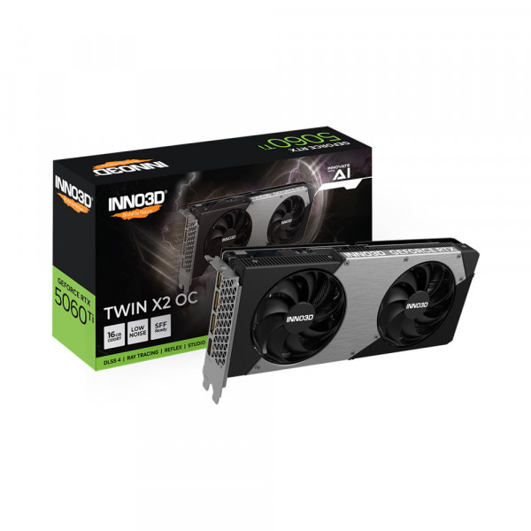 Card Màn Hình Inno3D GeForce RTX 5060 Ti 16G Twin X2 OC
