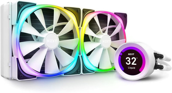 Bộ tản nhiệt nước NZXT Kraken White Z63 RGB – 280mm (RL-KRZ63-RW)